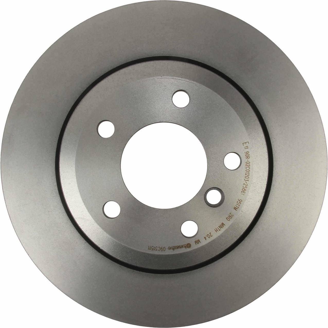 BMW Brembo Disc Brake Rotor - Rear (324mm) 34216855003